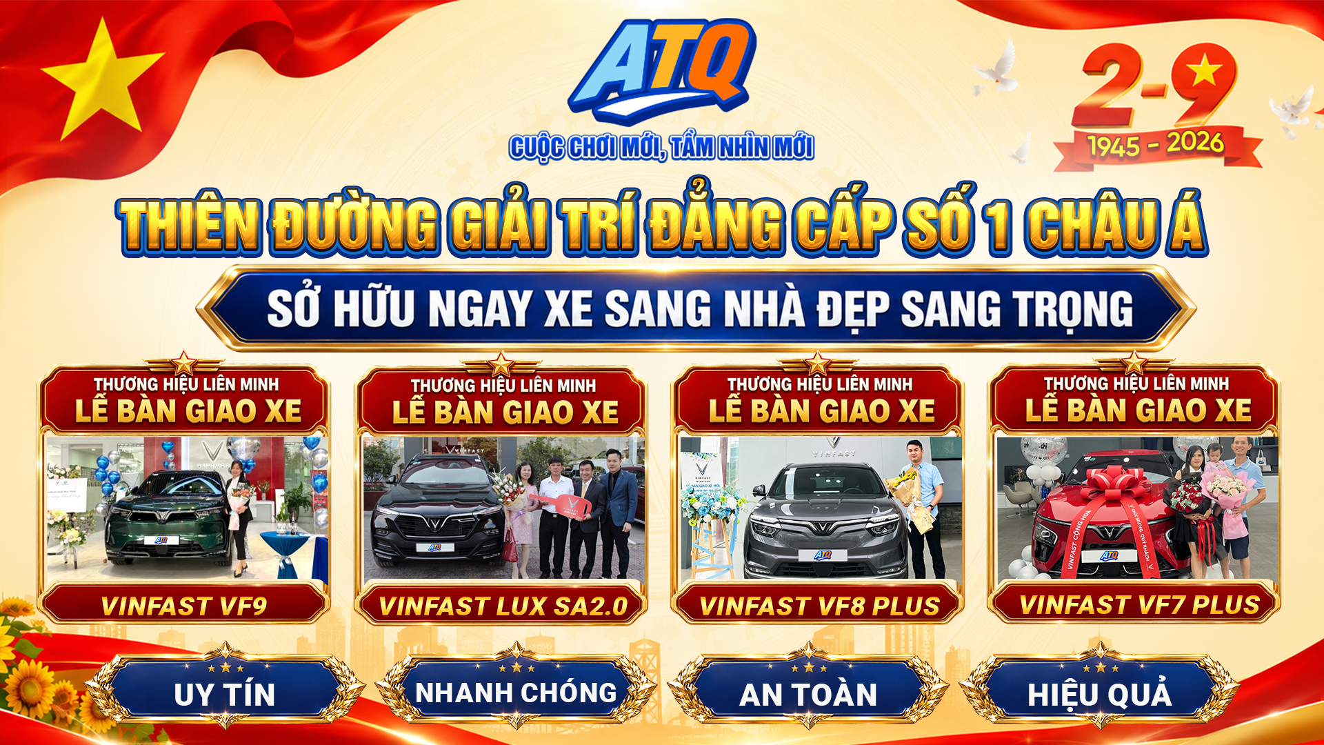 ATQ THIÊN ĐƯỜNG GIẢI TRÍ SỐ 1 CHÂU Á